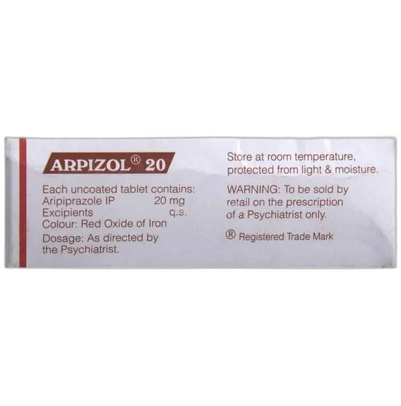 arpizol 20mg tablet 10's